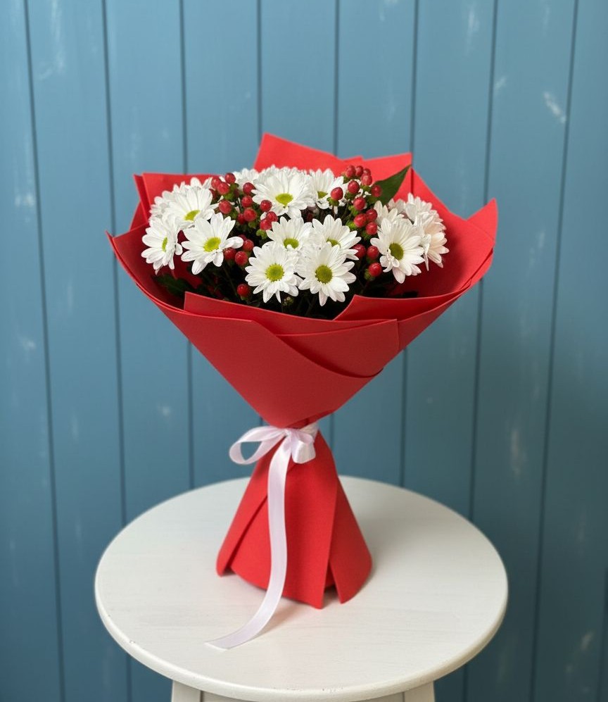 Букет цветов из: Хризантемы в Кировском