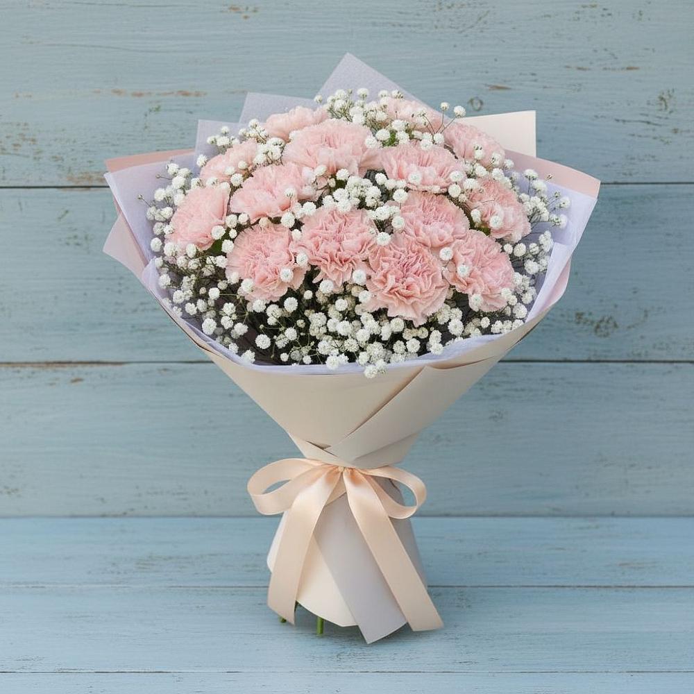 Букет цветов из: Гвоздики в Кировском