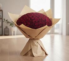 Букет 101 Красная роза в Кировском