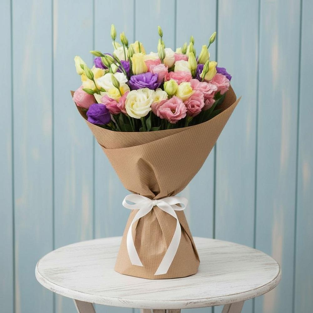 Букет цветов из: Лизиантусы в Кировском