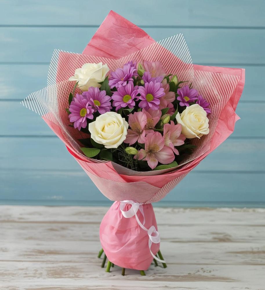 Букет цветов из: Герберы в Кировском