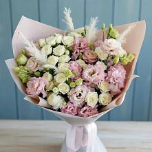 Букет цветов из:  Альстромерии и Розы в Кировском