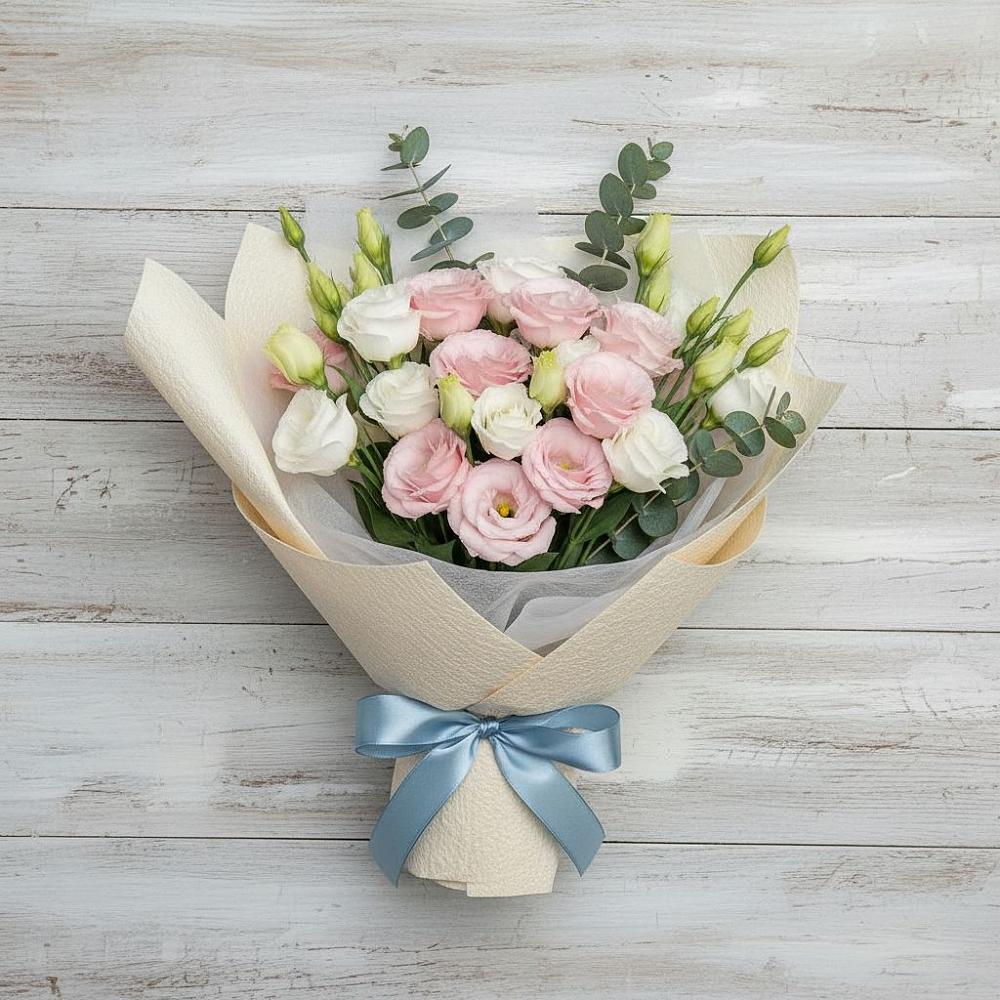 Букет цветов из: Лизиантусы в Кировском